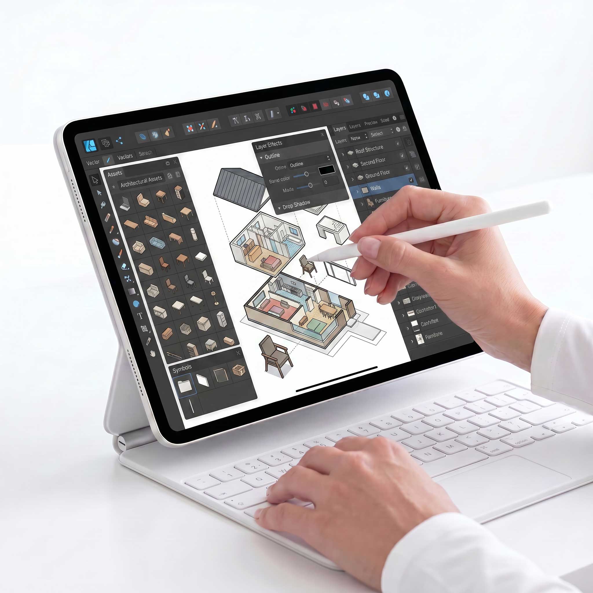 Affinity designer vector illustration
