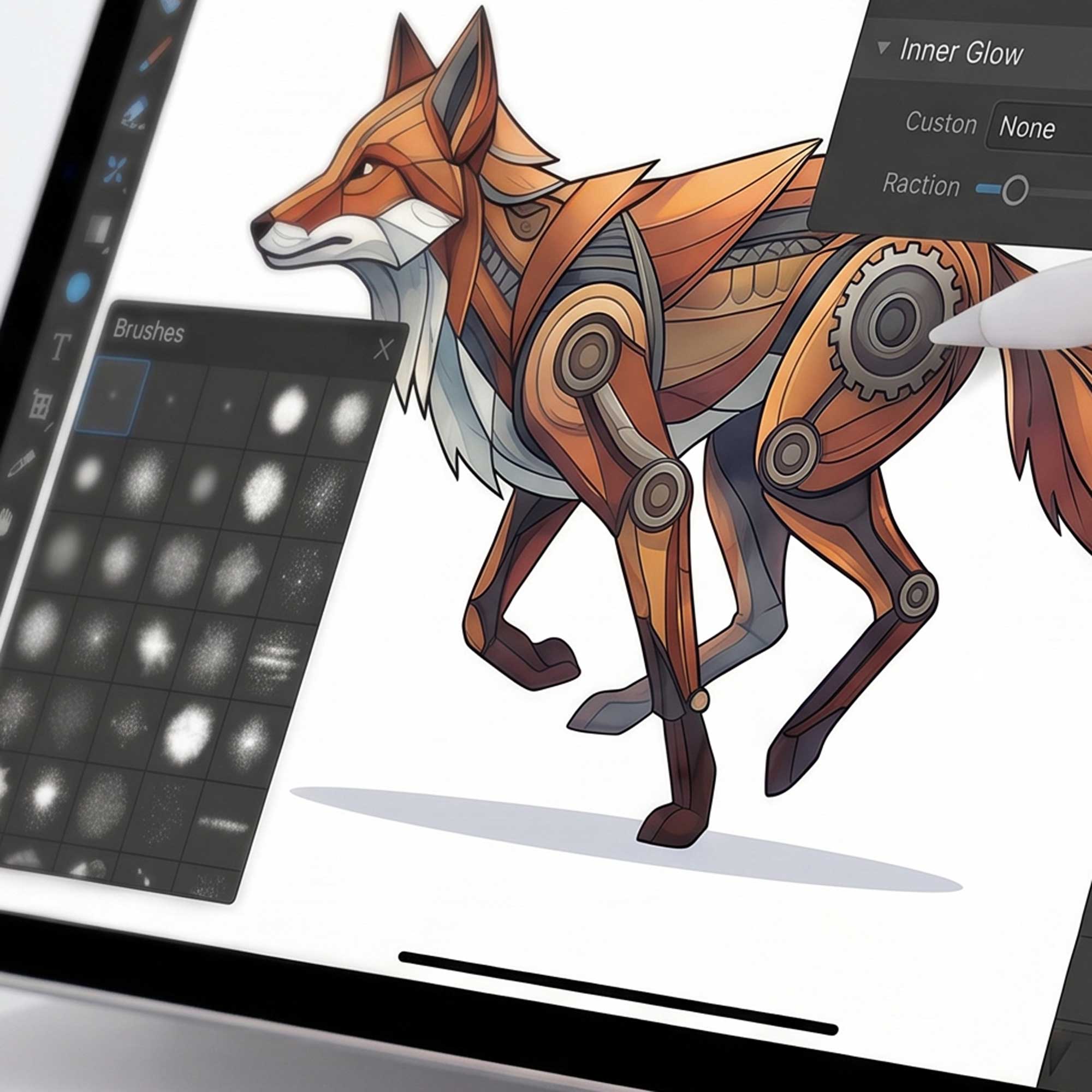 Affinity creative software photo editing workspace layout